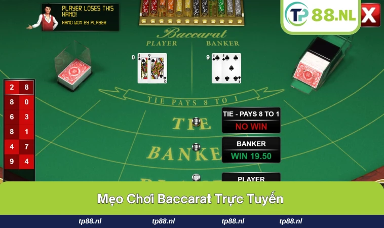 Người chơi theo dõi bảng kết quả để xác định nhịp cầu.