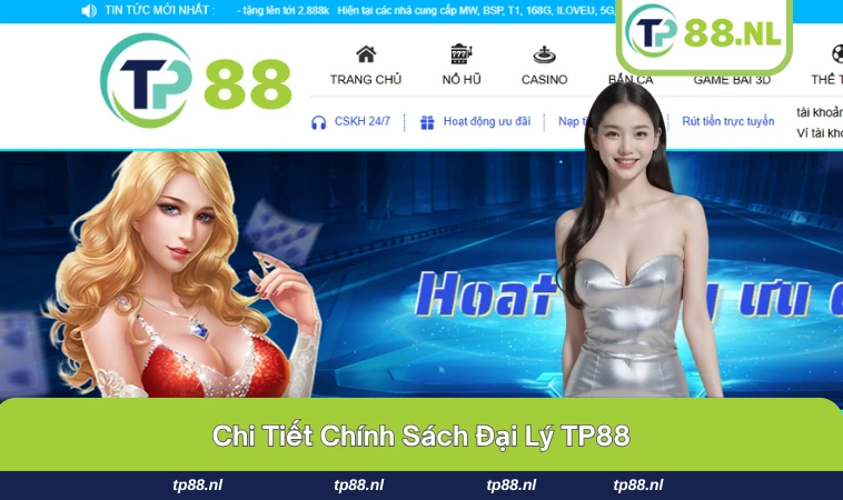 Chính sách thưởng doanh số và hỗ trợ kỹ thuật cho đại lý TP88