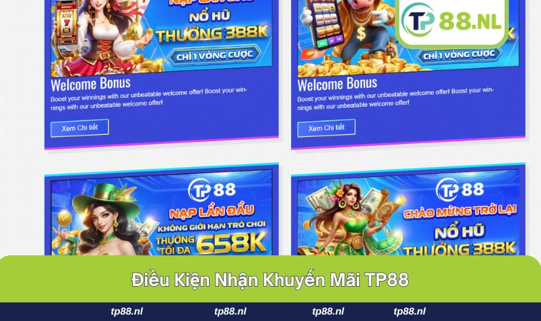 Bản hướng dẫn điều kiện nhận khuyến mãi tại TP88