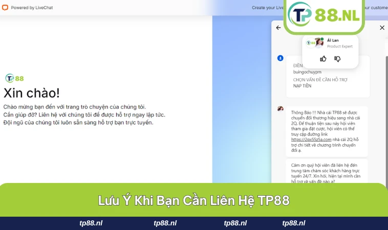 Hệ thống cảnh báo khi liên hệ nhằm địa chỉ giả mạo.