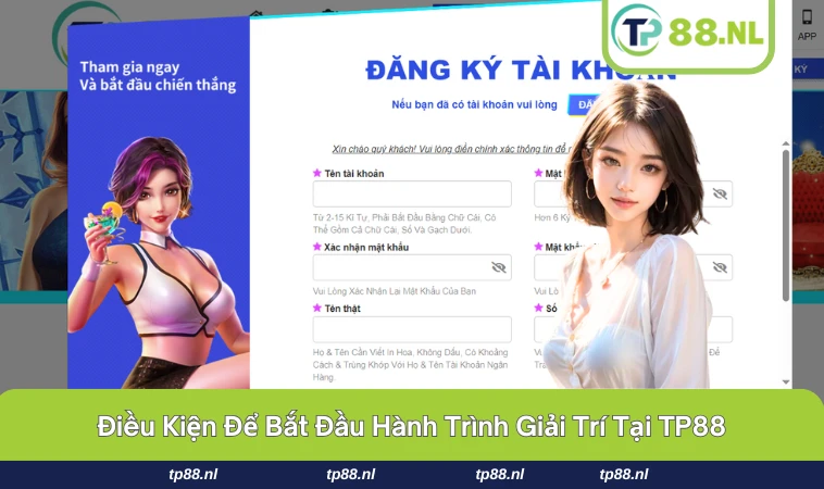 Quy trình đăng ký và xác thực thông tin là điều kiện cần